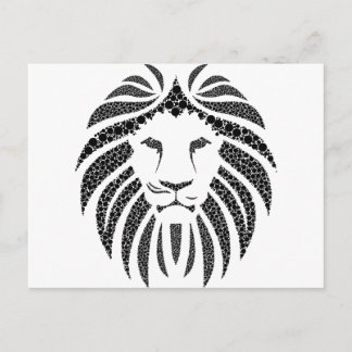 Postal LIon punteado