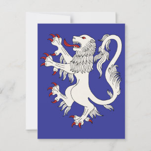 Postal Lion Rampant Argent