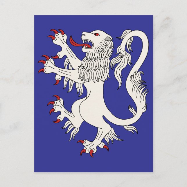 Postal Lion Rampant Argent (Anverso)