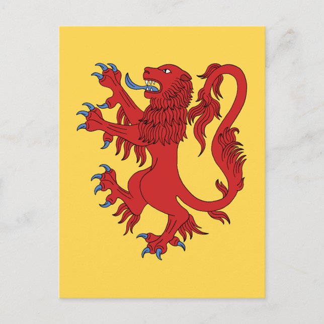 Postal Lion Rampant Gules (Anverso)