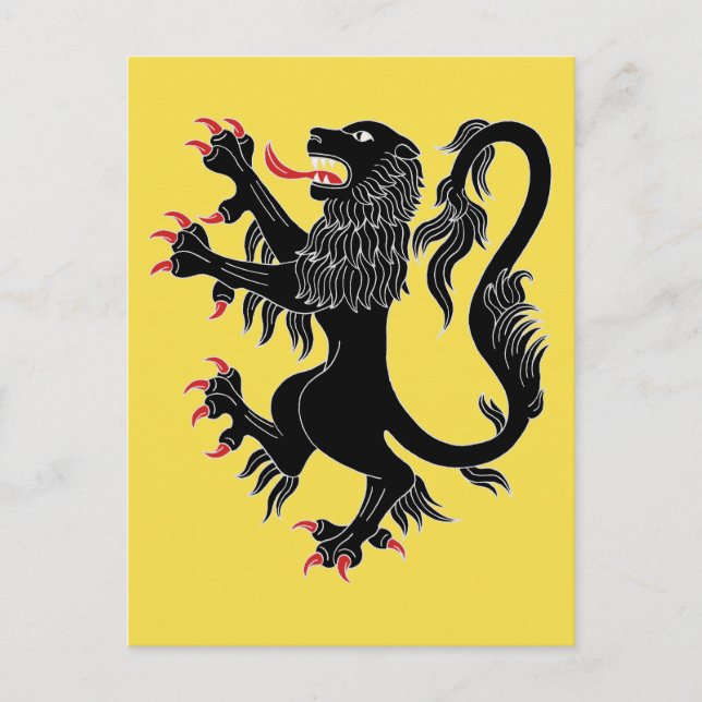 Postal Lion Rampant Sable (Anverso)