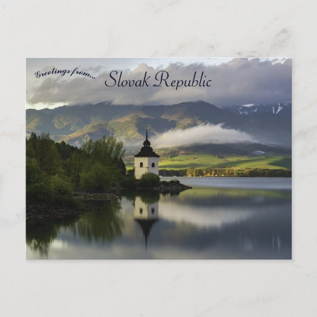 Postal Liptovska Mara Eslovaquia (Anverso)