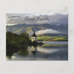 Postal Liptovska Mara República Eslovaca