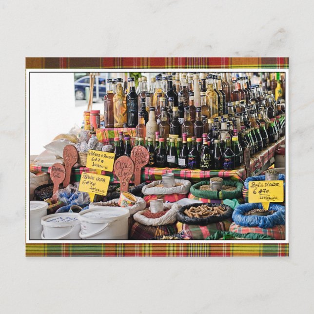 Postal Liqueurs de la Guadalupe (Anverso)