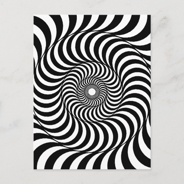 Postal líquido - Op Art (Anverso)