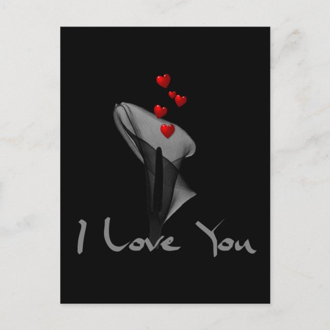 Postal Lirio de sangre (Anverso)