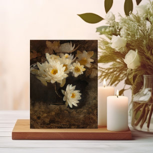 Postal Lirios de agua   Abbott Handerson Thayer