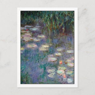 Postal Lirios de agua por Monet