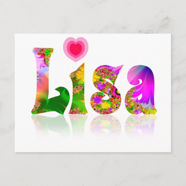 Postal Lisa (Anverso)