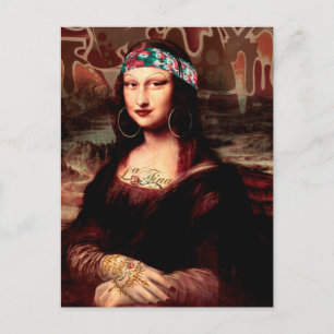 Postal Lisa Mexicana Mona Chicana Chola