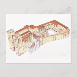 Postal Lisboa Portugal. Catedral