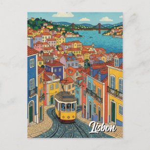 Postal Lisboa Portugal Viajes