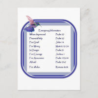 Lista de Escrituras Motivacionales para Emergencia