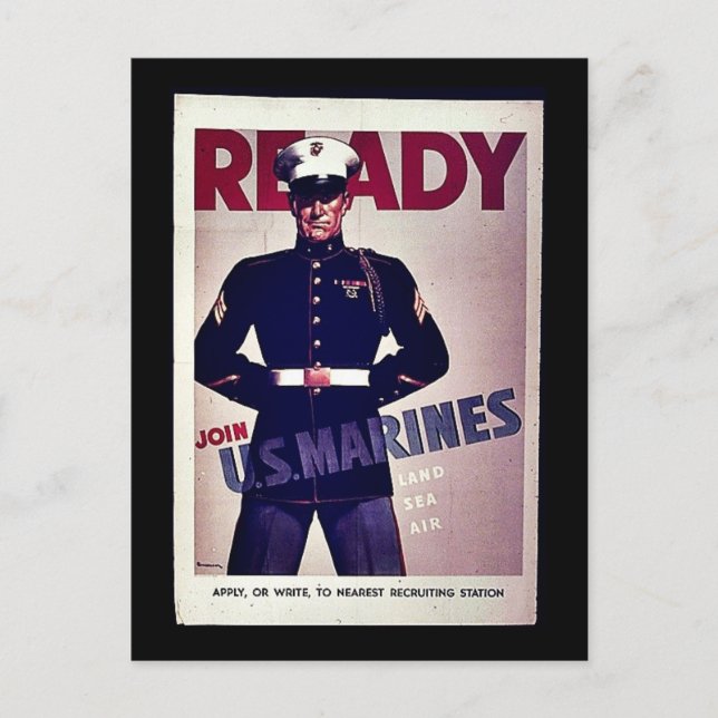 Postal Listo para cualquier cosa (Anverso)