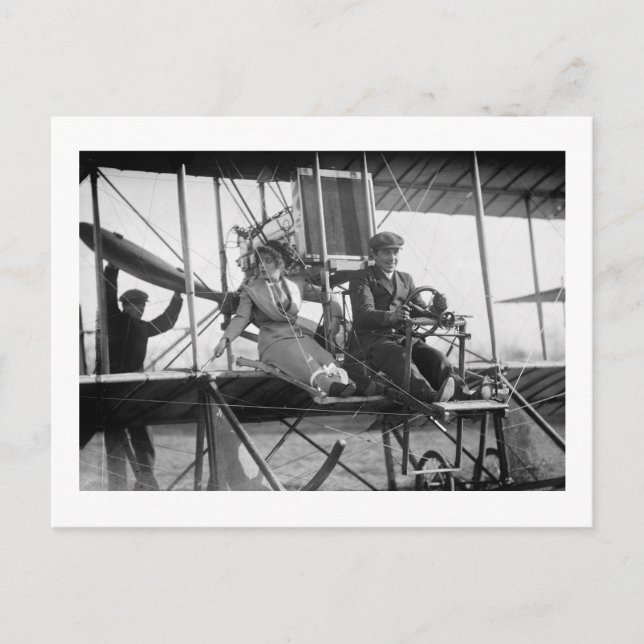 Postal Listo para el despegue, 1912 (Anverso)