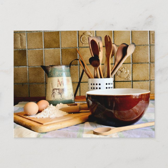 Postal Listo para hacer Baking (Anverso)