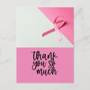 Postal Listón Rosa Conciencia del Cáncer de Mama