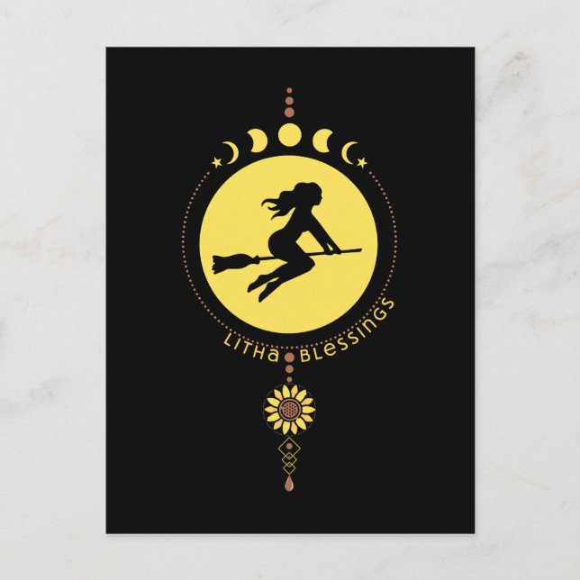 Postal Litha Blessings (Anverso)