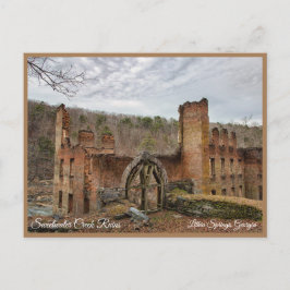 Postal Lithia Springs Sweetwater Georgia USA Postcard GA