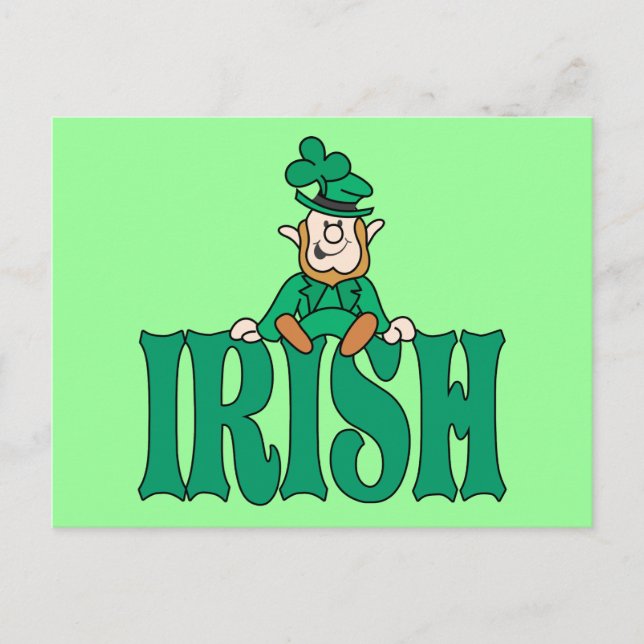 Postal Litle Irish Leprechaun (Anverso)