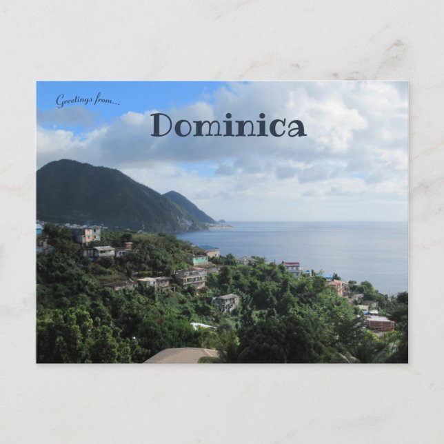 Postal Litoral de Dominica (Anverso)