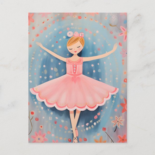Postal Little Ballerina (Anverso)