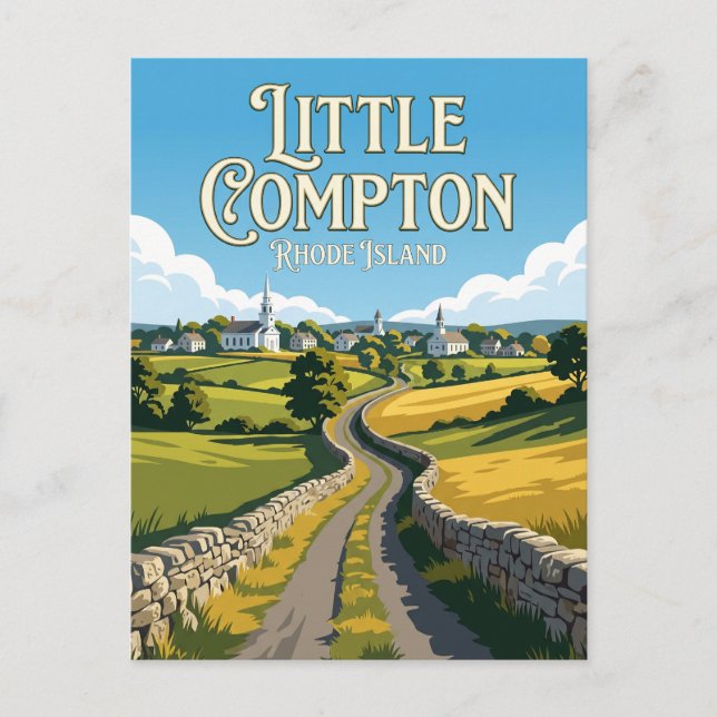 Postal Little Compton Rhode Island (Anverso)
