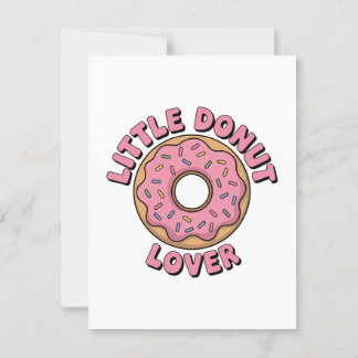 Postal Little Donut Lover | Niño