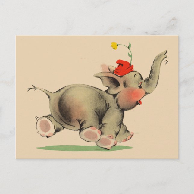 Postal Little Eephant (Anverso)