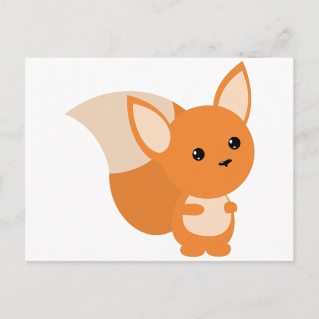 Postal Little Foxy Poo (Anverso)