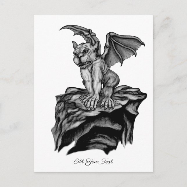 Postal Little Golem Gargoyle (Anverso)