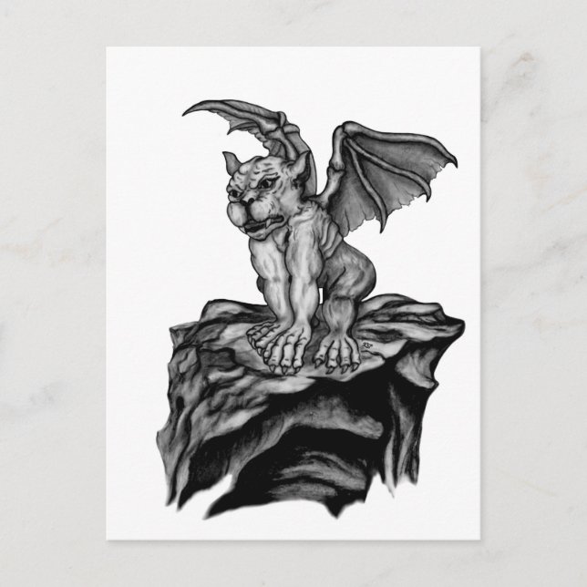 Postal Little Golem Gargoyle (Anverso)