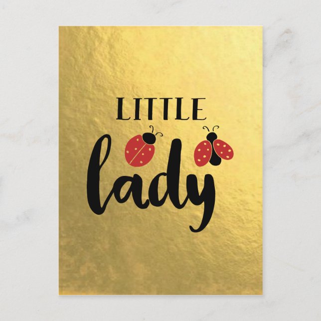 Postal Little Lady Ladybug (Anverso)