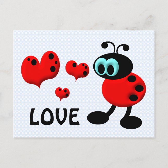 Postal Little Love Bug (Anverso)