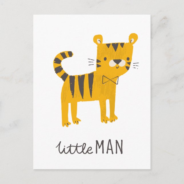 Postal Little Man | Corbatín de Tigre (Anverso)