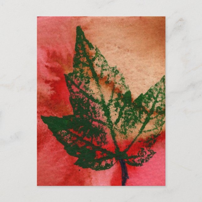 Postal "Little Maple" Country Road (Anverso)