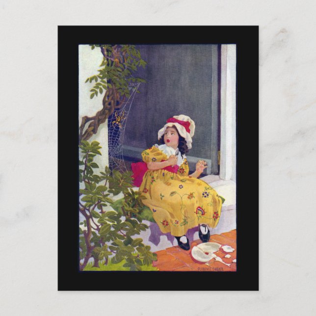 Postal Little Miss Muffet Nursery Rhyme (Anverso)