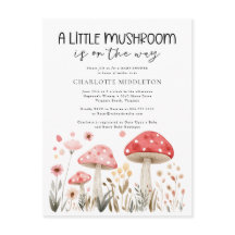 Little Mushrooms Wildflower Baby Shower