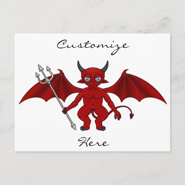 Postal Little Red Devil Thunder_Cove (Anverso)