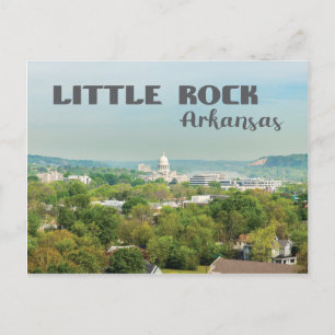 Postal Little Rock, Arkansas View with Capitol Postcard