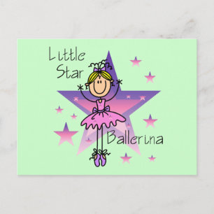 Postal Little Star Ballerina - Cabello rubio