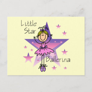 Postal Little Star Ballerina - Cabello rubio