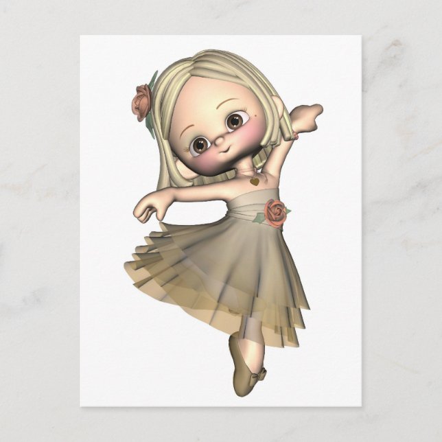 Postal Little Toon Ballerina (Anverso)