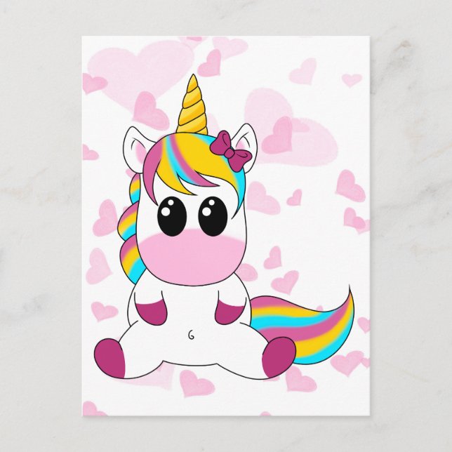Postal Little Unicorn (Anverso)