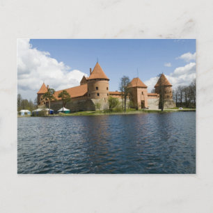 Postal Lituania, Trakai. Castillo de la Isla 3
