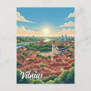 Postal Lituania Vilnius Viajes
