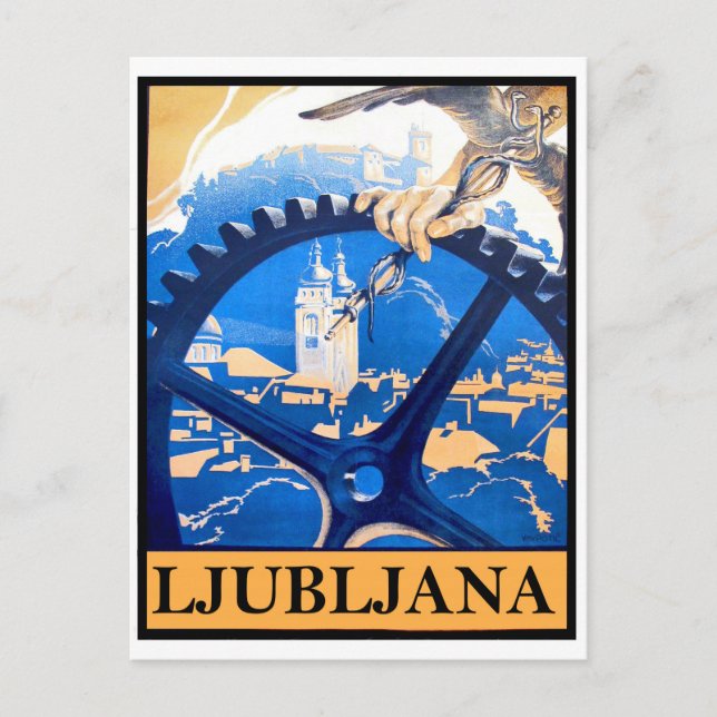 Postal Liubliana (Anverso)