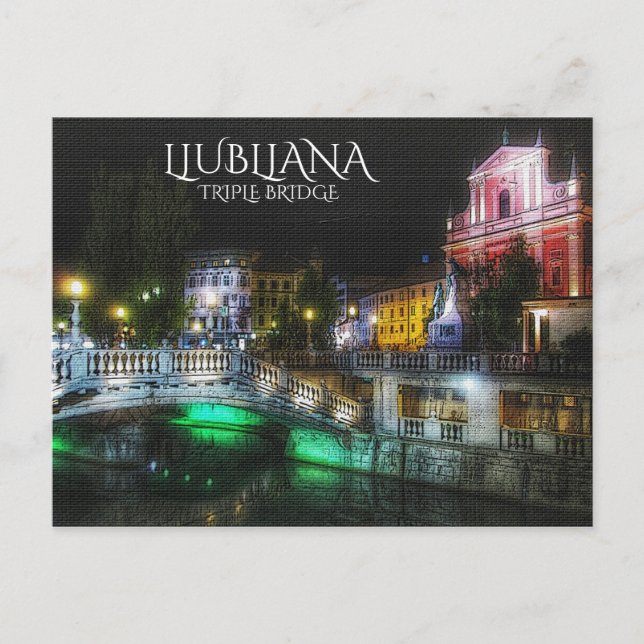 Postal Liubliana, Eslovenia (Anverso)