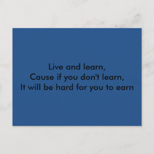 Postal Live and Learn