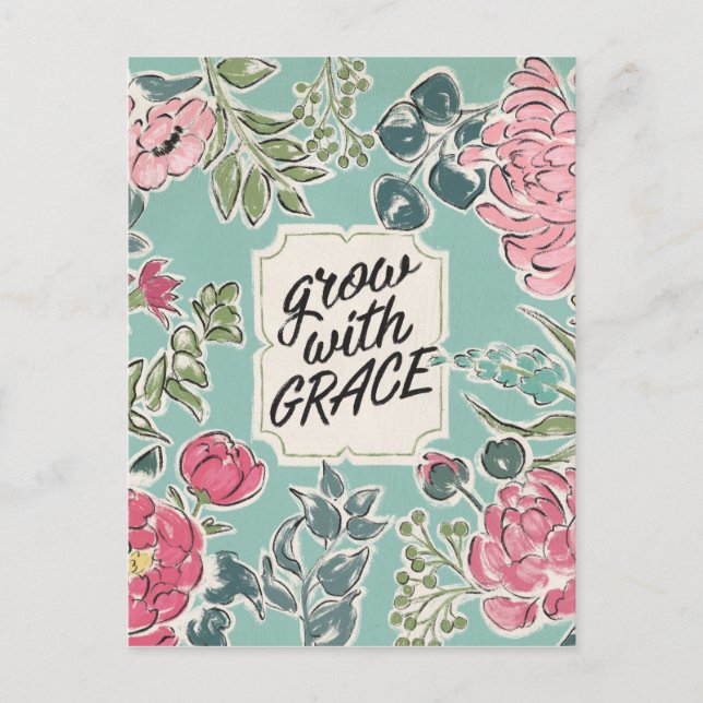 Postal Live in Bloom | Crecer con gracia (Anverso)